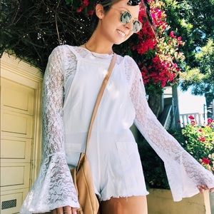 NWT LF Mint Vanilla Romper